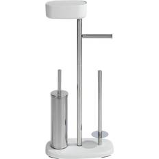 Wenko Papir- og Toiletbørsteholder RIVAZZA 4i1 Hvid