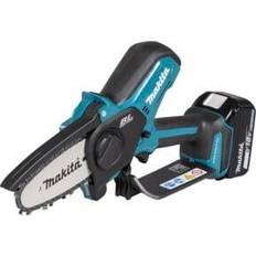 Tronçonneuses Makita Scie à élaguer sans fil 18V 3,0 Ah, 1 batterie chargeur