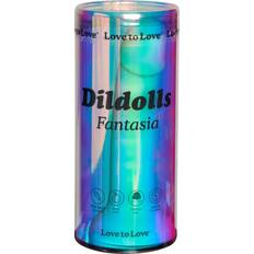 Dildolls Fantasia Glow In The Dark Dildo 18 cm Flere farver
