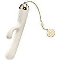 Zalo – Lolita Ichigo – uppladdningsbar silikon kanin vibrator – vanilj vit, 1 st