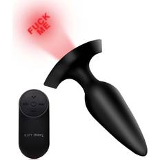 Booty Sparks Laser Series Fuck Me Small Fjernbetjent Butt Plug Sort