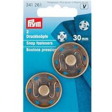 Druckknöpfe Prym Annaeh-Druckknoepfe MS 30 mm Altmessing