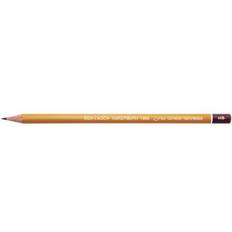 Gul Akvarelpenne Koh-I-Noor DHF1500, 2B, Brun, Gul, Sekskant. [Levering: 6-14 dage]