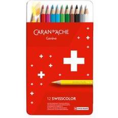 Grijs Kleurpotloden Caran d'Ache, Malstifte, Farbstifte Swisscolor (Mixed Colour)