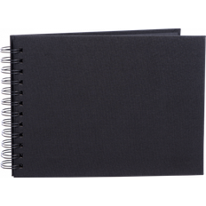 Base Line Canvas Wire-O 23x17 Black w. Black Sheets