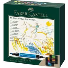 Faber-Castell PITT Artist Pen Dual Marker set med 20 penne