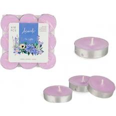 Acorde Duftlys 18 stk. Fyrfads Acorde Lavendel LED-lys
