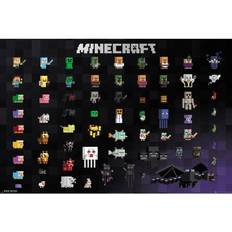 GB Eye Minecraft Pixel Sprites Maxi Poster