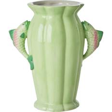 Rice keramik Rice Fish Green Vase 20cm