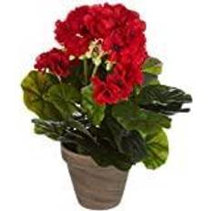 Grijs Decoratieve items Mica Decorations Geranium Rood 34 cm