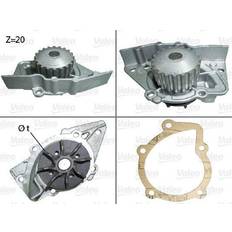Valeo Vandpumpe 506117 Med Remskive Med Pakninger
