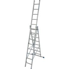 Krause Scale telescopiche Krause Multi-purpose ladder, 3 parts, with removable ladder element, 3 x 8 rungs