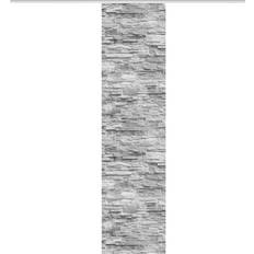 Home Fashion Panel Blind Digital Print Decorative Fabric 0.2 x 60 x 245 cm Anthracite