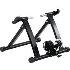 Macchine cardio Homcom Rullo per Bicicletta per Allenamento in Casa. Pieghevole. Nero nero