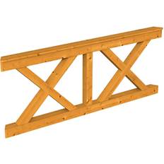 Boden SKAN HOLZ Skan Holz Brüstung Andreaskreuz 210 x 84 cm Fichte Eiche hell
