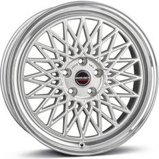 Borbet B Silver rim polished 7x17 4x100 ET38