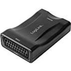 Scart hdmi converter LogiLink Video Converter Scart F to HDMI 1080p