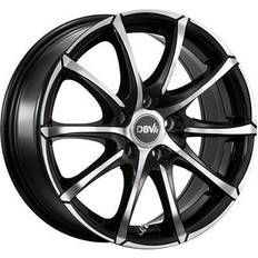DBV DBV Tropez Black glossy front polished 6.5x15 5x114.3 ET40