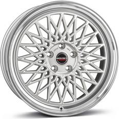4/100 Bilfälgar Borbet B Silver Rim Polished 7x17 4/100 ET25 B64