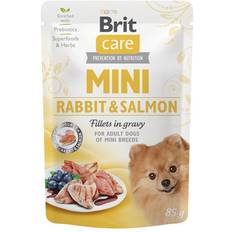 Brit Care Kanin Kæledyr Brit Care Mini Fileter i Sovs m Kanin og Laks 85g