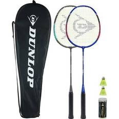 Blå Badmintonbolde Dunlop Badmintonset NITRO-STAR Ax 10 2P SET