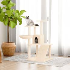 vidaXL Cat Tree with Sisal Scratching Posts 94 cm