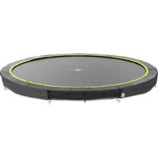 Eingrabbar Trampoline Exit Toys Silhouette sports Bodentrampolin ø366cm schwarz