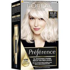 Loreal platinum L'Oréal Paris Collection Préférence Permanent Glossy Colour 10.21 Stockholm/Platinum Pearl Blonde 1