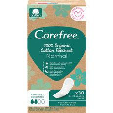 Päivittäissuojat Carefree Organic Cotton Normal Pikkuhousunsuojat 30 kpl