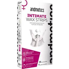 Paraben Free Hair Removal Products Andmetics Body Wax strips Intimate Wax Strips 16 Flower Wax Strips + Booty Wax Strips Care Wipes