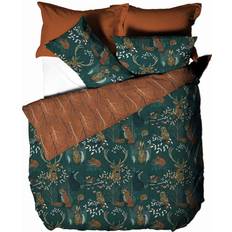 Furn Forest Fauna Duvet Cover Blue, Green, White, Brown (230x220cm)