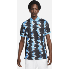 Nike The Polo Print Slim-Fit Polo - Baltic Blue