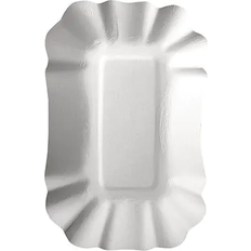 Papstar Coupelles, carton "pure" rectangulaire 9 cm x 14 cm x 3 cm blanc