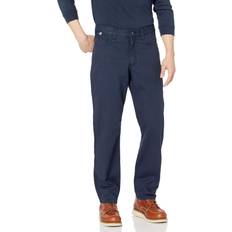 Carhartt Men's Flame-Resistant Rugged Flex Relaxed Canvas Pants Blue 42x30