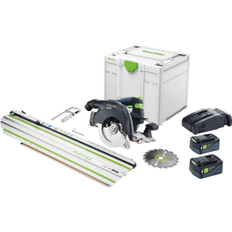 2 stk Rundsave Festool Akku rundsav HKC 55 5,0 EBI-Set-FSK 420