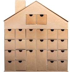 Rayher Papier Mache House-Shaoed Storage Box 36 x 40 x 6.5 cm