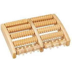 Relaxdays Wooden Foot Massager Reflexology Roller