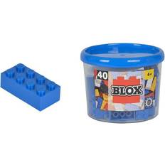 Androni Blox 40 blaue 8er Steine in Dose, Bausteine