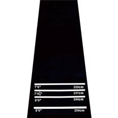 Homcom Dartmatta Gummi Halkfri 300 x 61 cm Svart