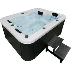 Home Deluxe Jacuzzi Inflable De Exterior White Marble Pure 210 x 160 cm