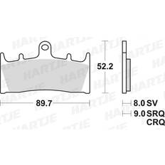 Repuestos de Bicicleta TRW Sinter Street MCB659SV Brake Pad