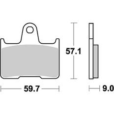 Pièces de Vélo TRW Sinter Street MCB729SH