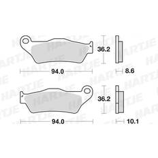 Pièces de Vélo TRW Brake Pad MCB707