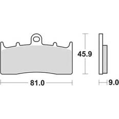 Freno en V Frenos TRW Sinter Street MCB736SV Brake Pad