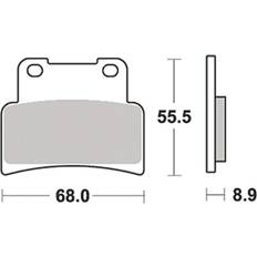 Repuestos de Bicicleta TRW Sinter Street MCB785SV Brake Pad