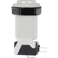 Pulsanti di Ricambio Joy-it Dispositivo Di Ingresso Pulsante Arcade Bianco Con Microinterruttore