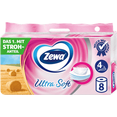 Toilettenpapier Zewa Toilettenpapier Ultra Soft 4-lagig 8 Rollen