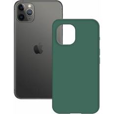 Apple iPhone 11 Pro Max Fundas de cartera Ksix Funda semirrígida para iphone 11 pro max, antidesliz, interior microfibra, compatible carga inalámbrica, verde, packaging free