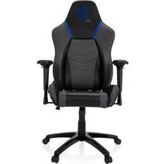 hjh OFFICE hjh OFFICE 729428 Spelstol GAMEBREAKER POLARYS I Vippmekanik för avspänd bakåtlutning, Ryggstödet kan lutas till liggande läge (180 ° Inklusive svankkudde, 4D-armstöd med softpad-dynor