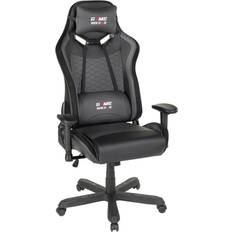 XXXlutz GAMINGSTOL i läderimitation, mikrofiber svart